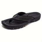 Bequeme sowie Nachhaltige Herren Slipper Sandalen – Mit EVA Polsterung und Rutschfester TPR Sohle
