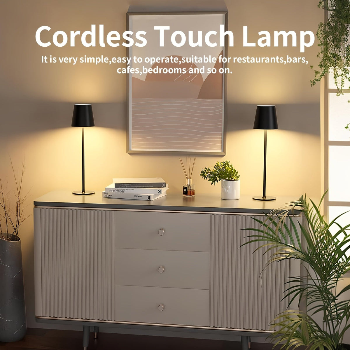 Stilvolle Drahtlose Tischlampe – Modern und Funktional