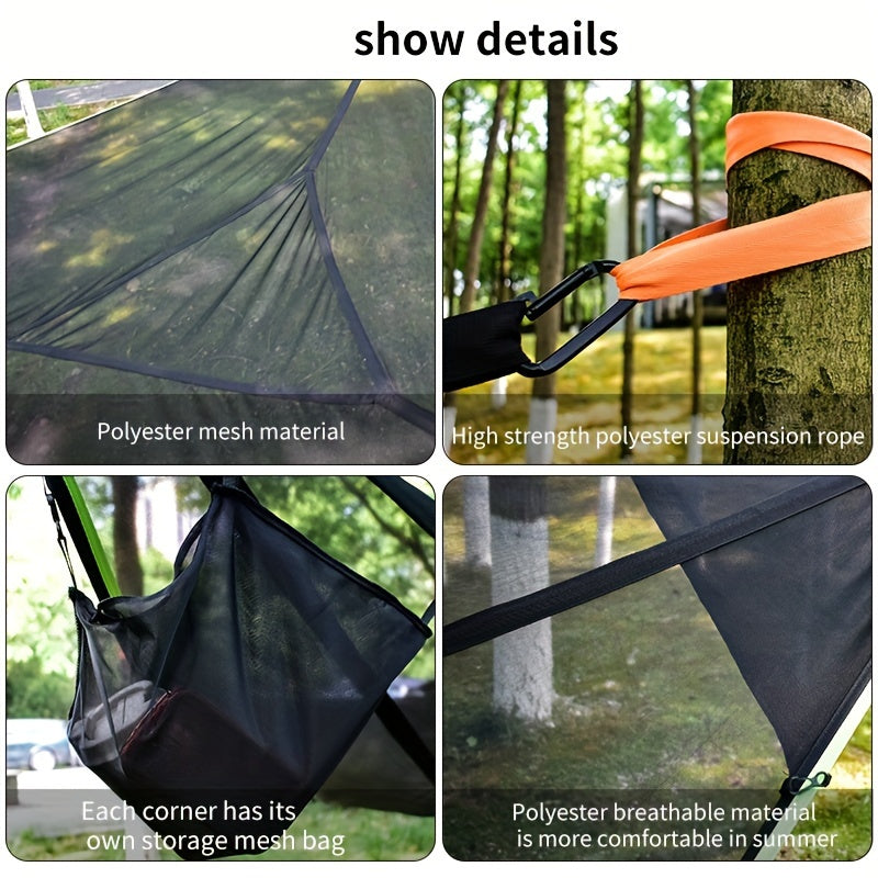 Outdoor Dreieckshängematte – Großzügig, Belüftet und Stabil für das Camping