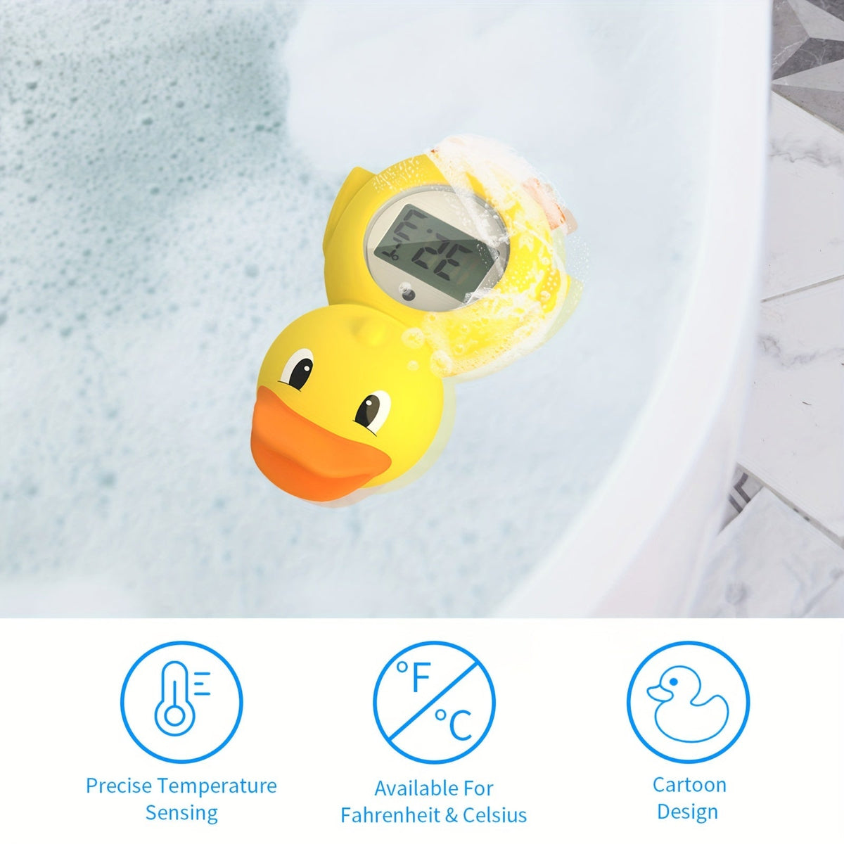 DuckSafe Baby-Wasserthermometer: Genau & Niedlich