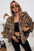 Mantel mit Leopardenmuster und Zebramuster