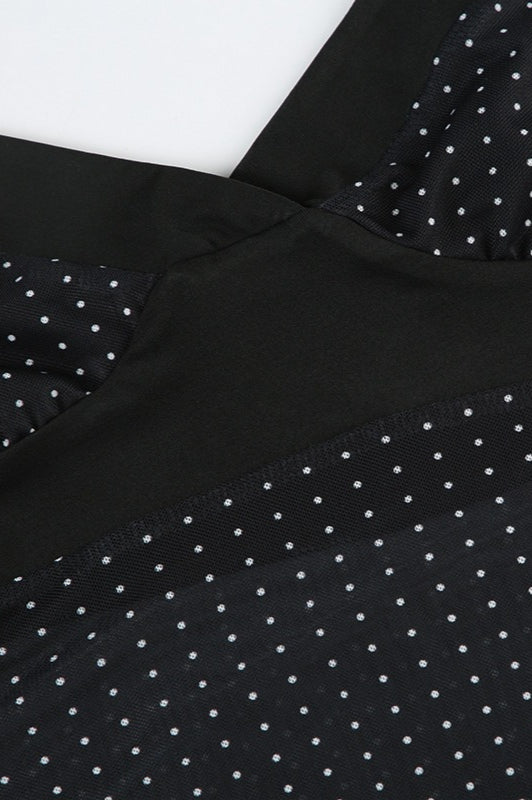 Cami-Top mit Neckholder, V-Ausschnitt und kurzem Schnitt
