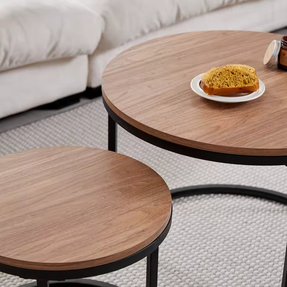 Runde Couchtisch mit Doppelspeicher – Funktional sowie Elegant