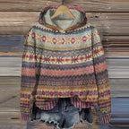 Gemütlicher Ethno-Pullover