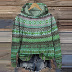 Gemütlicher Ethno-Pullover