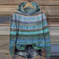 Gemütlicher Ethno-Pullover