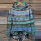 Gemütlicher Ethno-Pullover