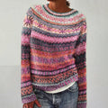 Strickpullover mit nordischem Muster