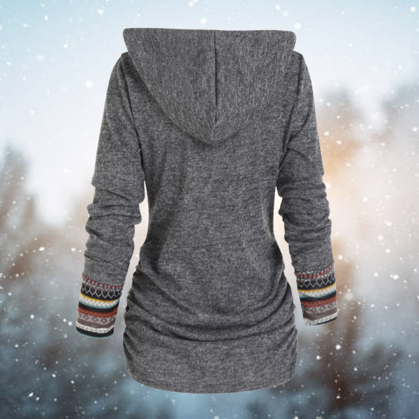 Ethno-Muster Kapuzenpullover