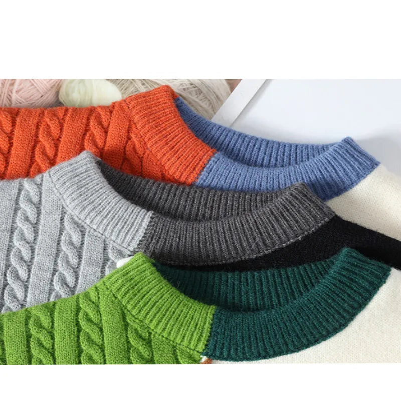 Luna Patchwork Pullover – Für einen modischen sowie warmen Look