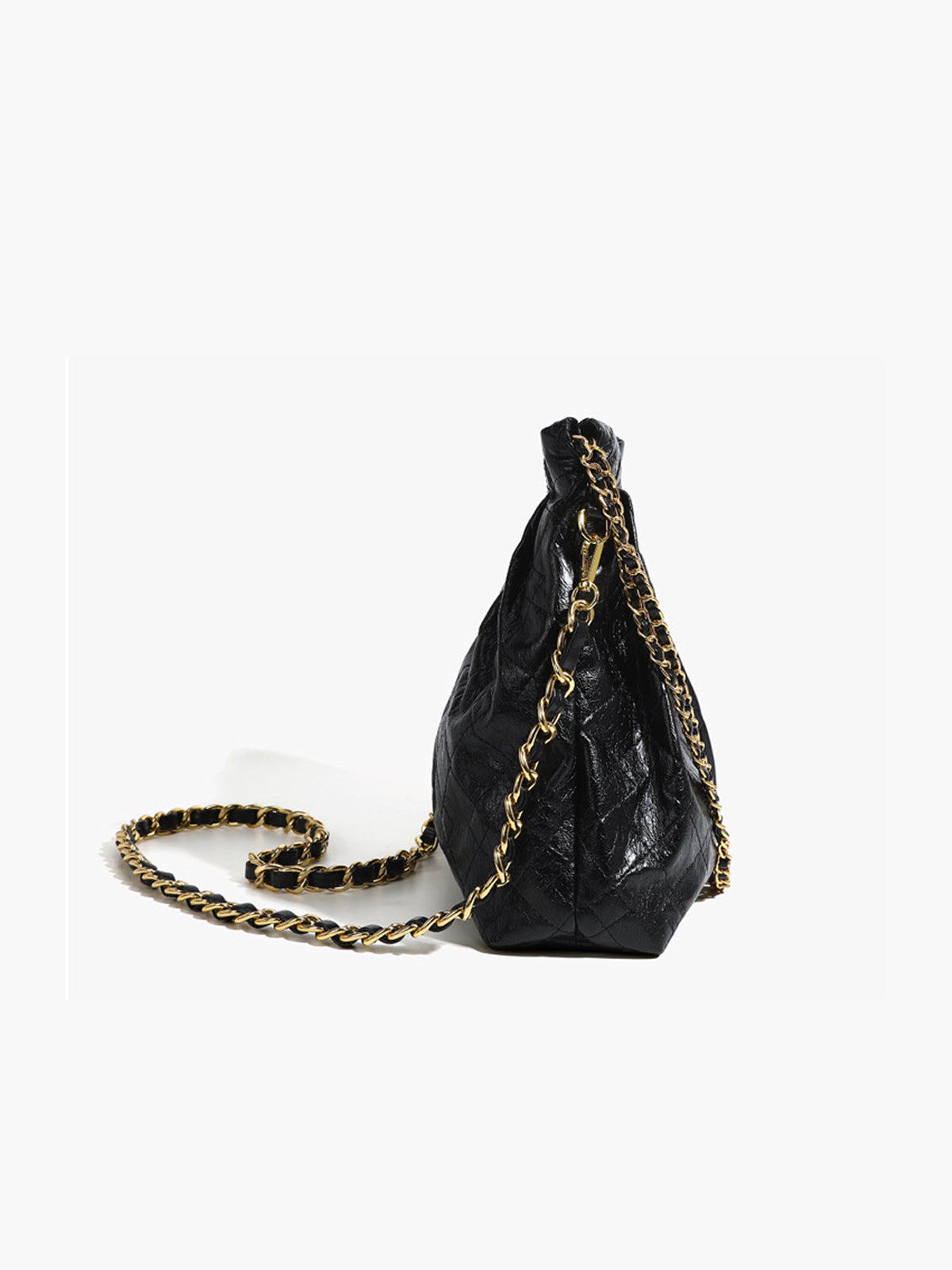 Schultertasche aus Leder im Retro-Stil