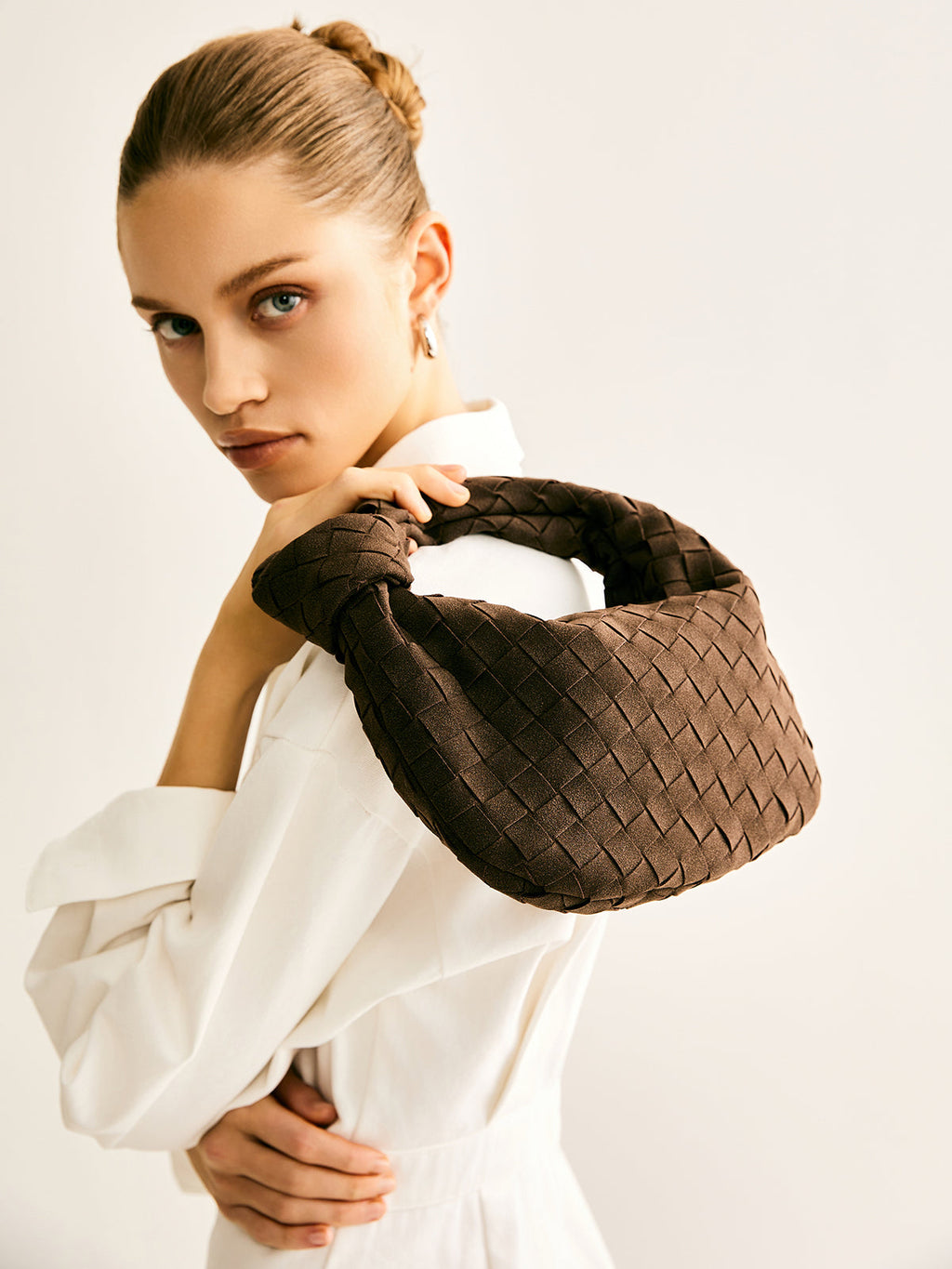 Tasche in Flechtoptik