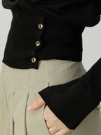 Asymmetrischer Pullover