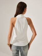 Ärmellose Bluse