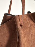 Shopper in Lederoptik mit viel Stauraum