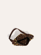 Schultertasche mit Nieten
