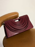 Tasche in Lederoptik im Streifen-Design