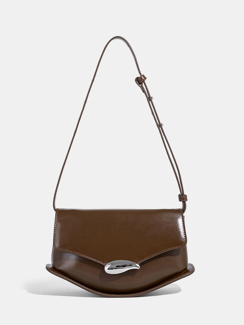 Schultertasche in Lederoptik