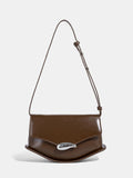 Schultertasche in Lederoptik