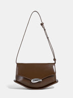 Schultertasche in Lederoptik