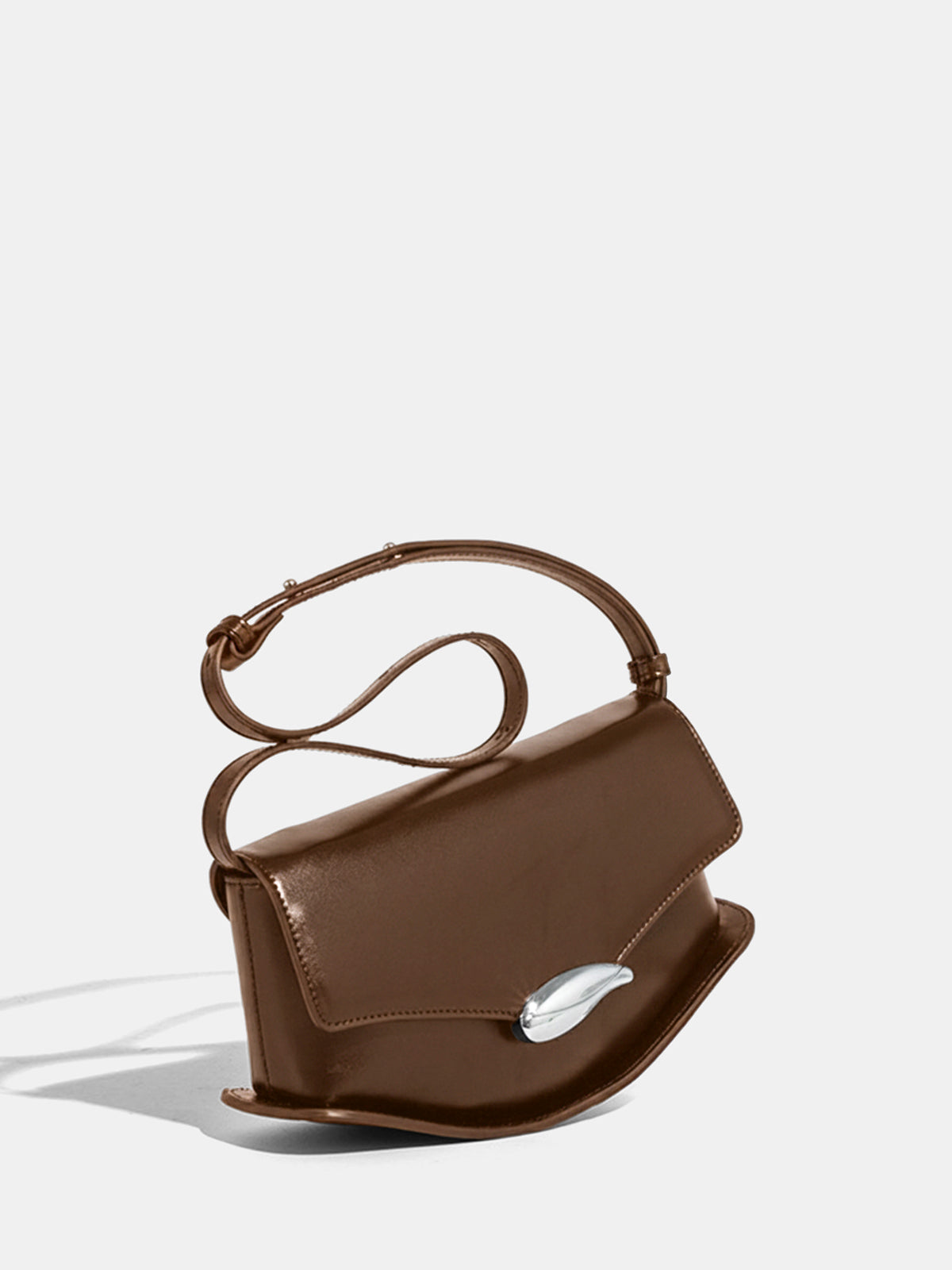 Schultertasche in Lederoptik