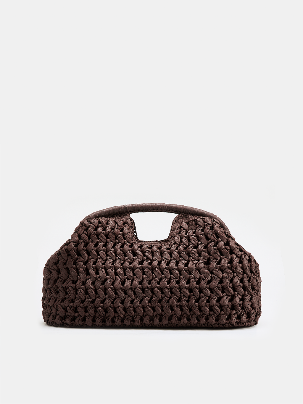 Clutch aus geflochtenem Stroh
