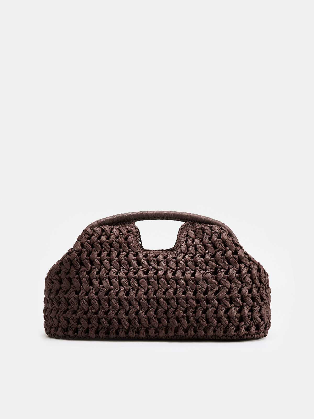 Clutch aus geflochtenem Stroh