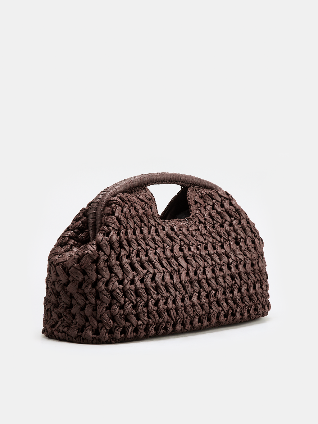 Clutch aus geflochtenem Stroh