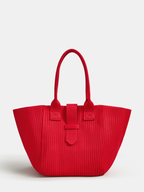 Shopper in Strickoptik