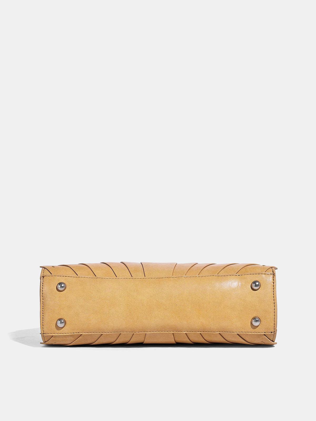 Handtasche mit Henkel und Falten