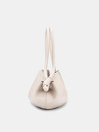 Tasche in Lederoptik – Beige