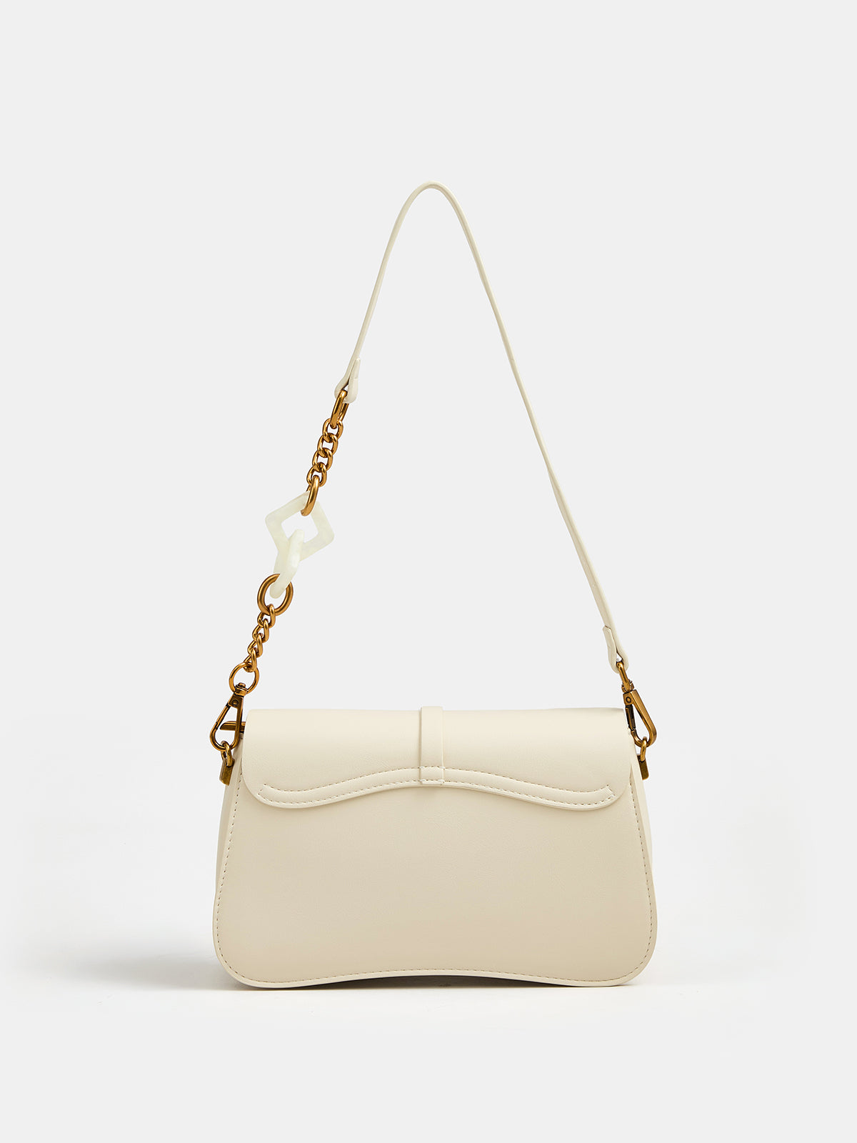 Schultertasche mit Überschlag