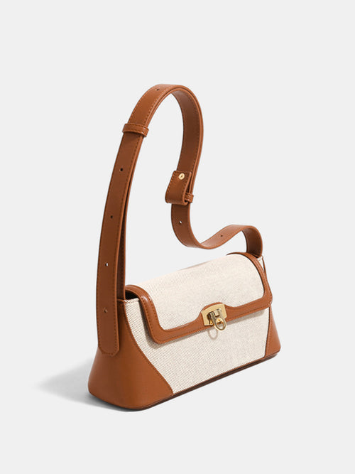 Baguette-Tasche im Retro-Stil