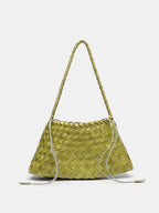 Handtasche in Flechtoptik