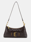 Baguette-Tasche im Retro-Stil mit Schnalle