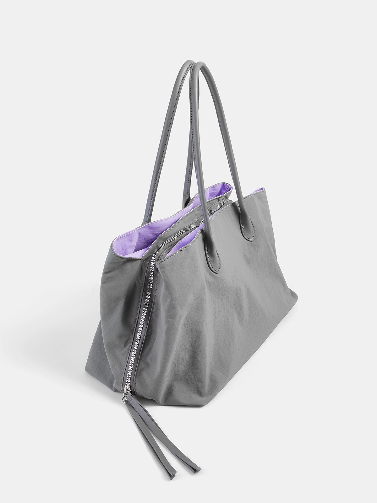 Shopper mit viel Stauraum – Grau