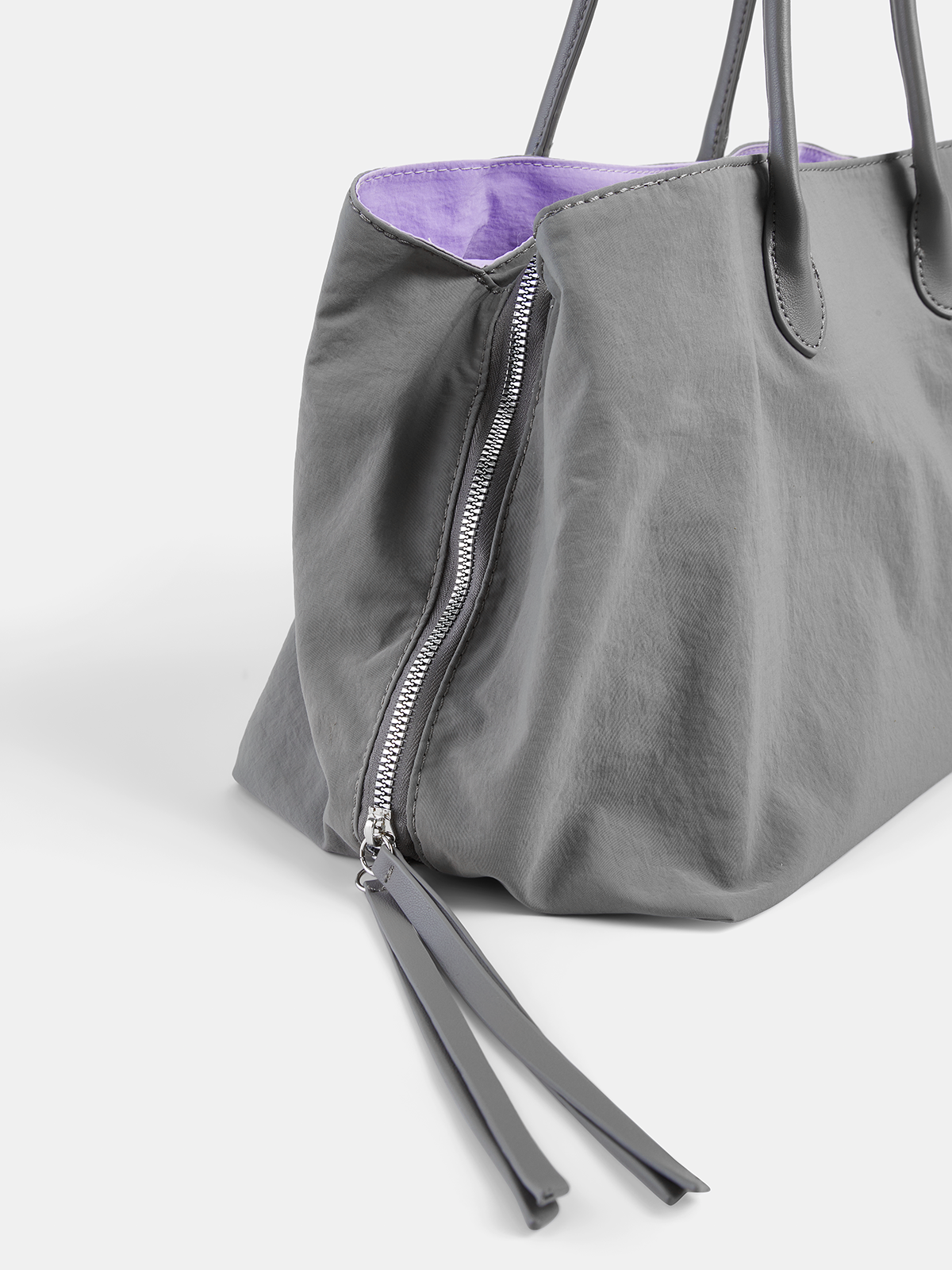Shopper mit viel Stauraum – Grau