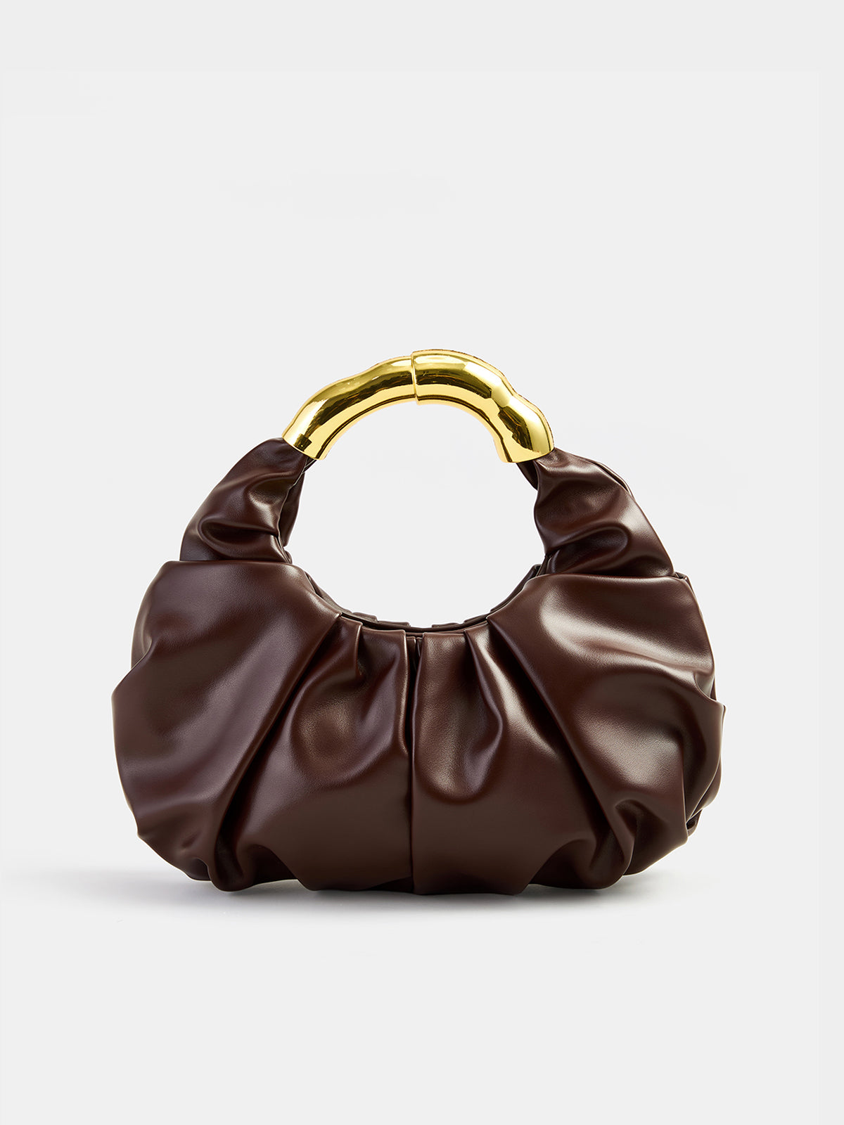 Handtasche mit Raffung