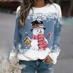 Weihnachts Schneemann Pullover