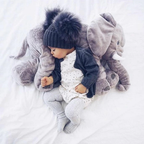 Elephant Snuggle Baby Kissen – Weich, Kuschelig und Bequem