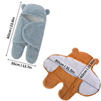 CuddleBear Baby Wickeldecken – Weich, Warm sowie Sicher