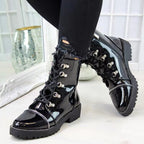 Schnürstiefel mit Schnürung