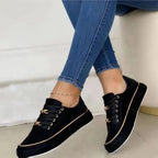 Luxe Glanz Sneakers für Damen – Bequem und Modisch für den Alltag
