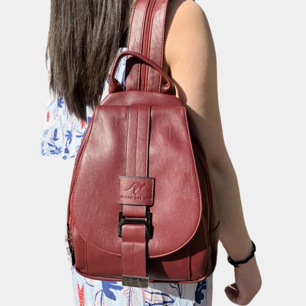 Ridge – Eleganter Leder Damenrucksack