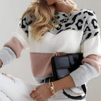 Trendiger, schicker gemusterter Pullover