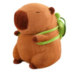 Capybara Plüsch mit Schildkröten-Rucksack – Weich sowie supersüß