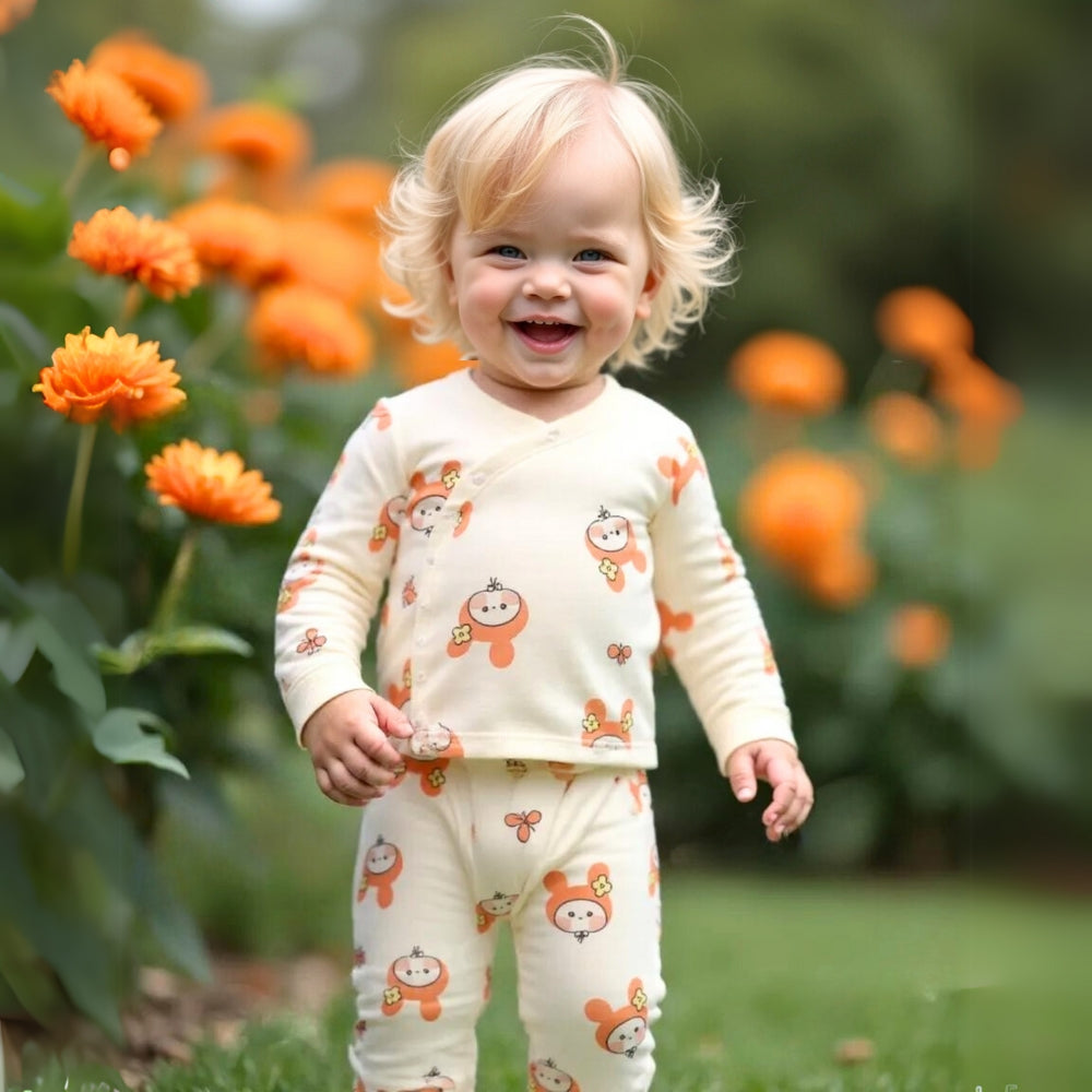 Lieber Tierdruck Babyset – Bequem sowie Niedlich Tag und Nacht