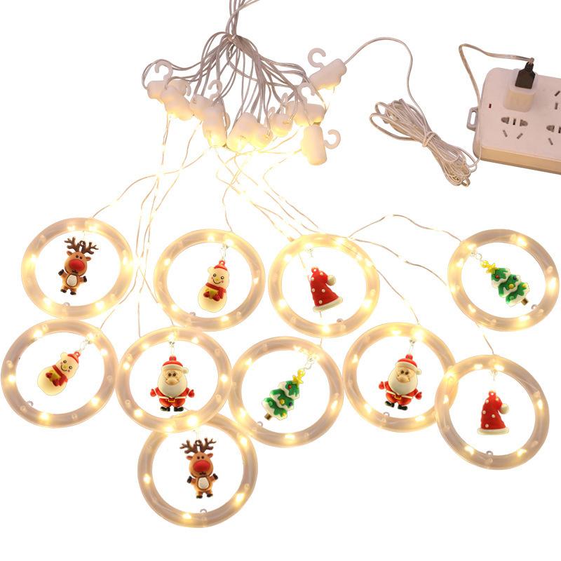 TwinkleJoy Weihnachtsbeleuchtung – LED-Lichterkette inklusive festlichen Figuren