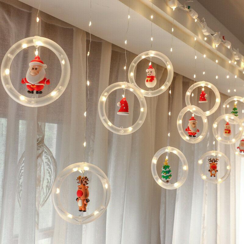 TwinkleJoy Weihnachtsbeleuchtung – LED-Lichterkette inklusive festlichen Figuren