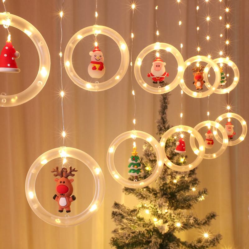 TwinkleJoy Weihnachtsbeleuchtung – LED-Lichterkette inklusive festlichen Figuren